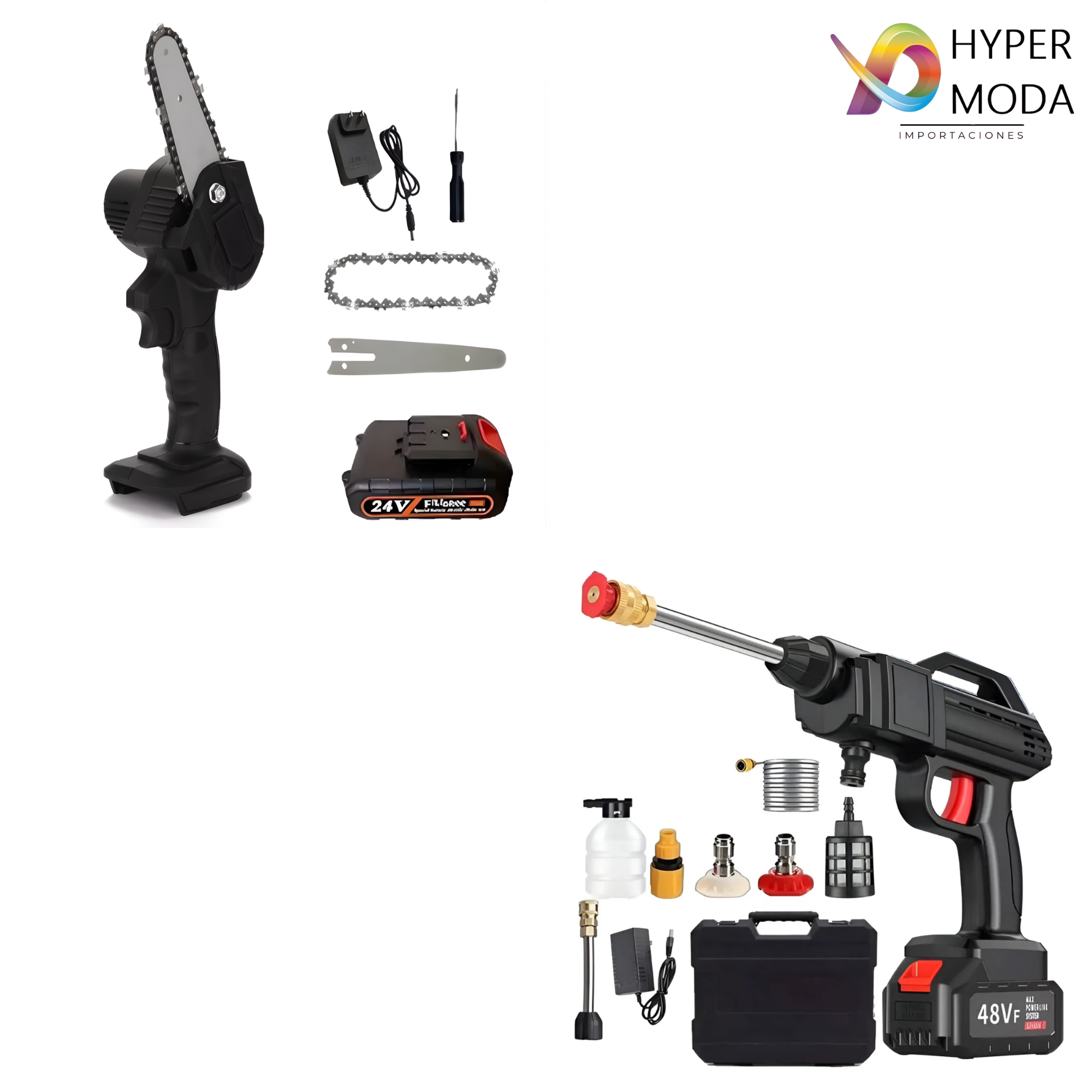 Kit Hidrolavadora + Motosierra Herramien